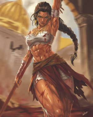 ANSHIKA CHARACTER POSTER (ashes of gods)